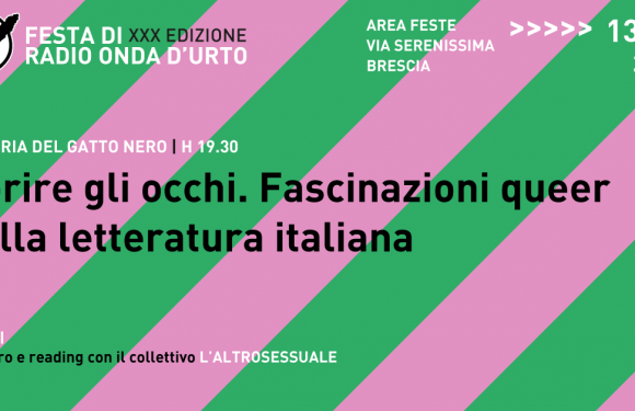 13.08.2022 FASCINAZIONI QUEER NELLA LETTERATURA ITALIANA